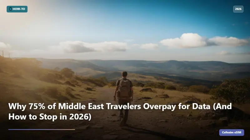 Why 75% of Middle East Travelers Overpay for Data (And How to Stop in 2026)
