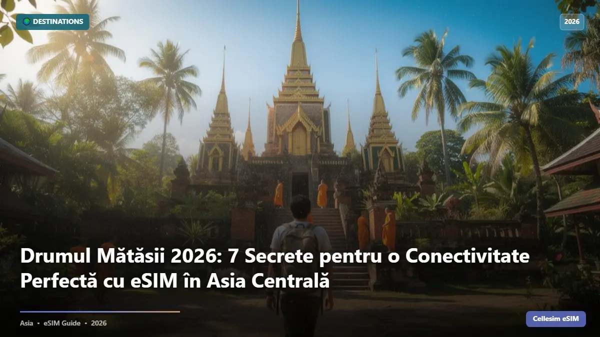 Drumul Mătăsii 2026: 7 Secrete pentru o Conectivitate Perfectă cu eSIM în Asia Centrală