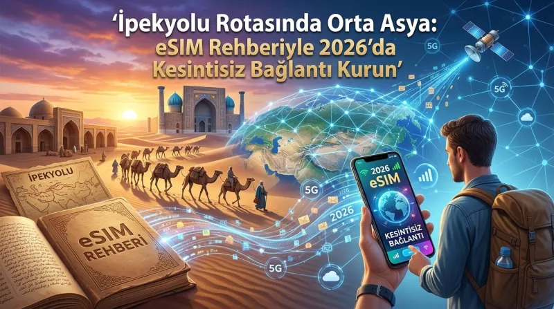 İpekyolu Rotasında Orta Asya: eSIM Rehberiyle 2026'da Kesintisiz Bağlantı Kurun