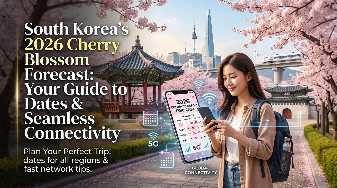 South Korea's 2026 Cherry Blossom Forecast: Your Guide to Dates & Seamless Connectivity