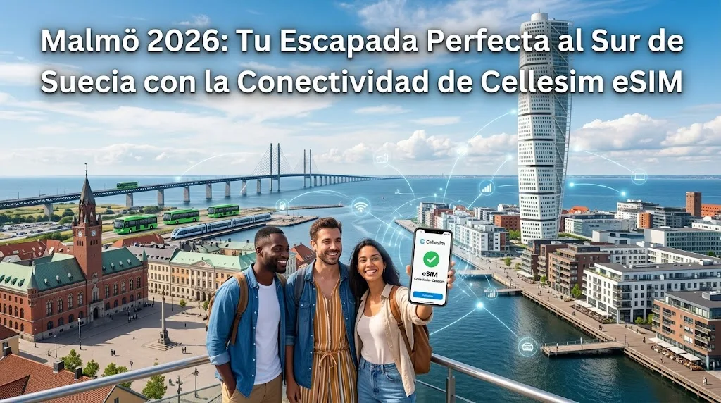 Malmö 2026: Tu Escapada Perfecta al Sur de Suecia con la Conectividad de Cellesim eSIM