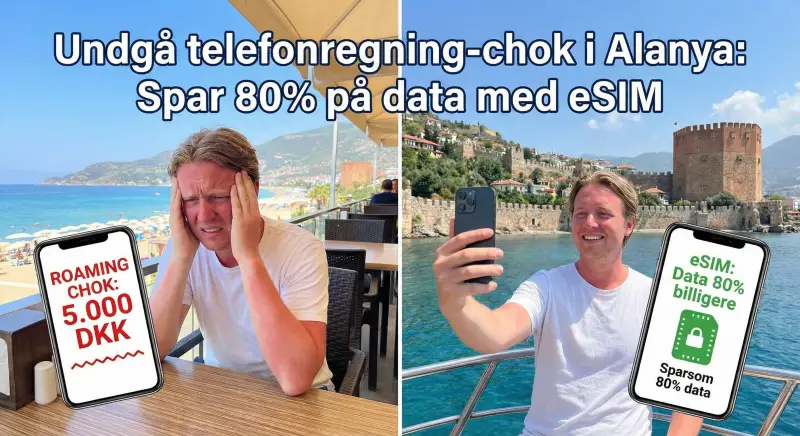 Undgå telefonregning-chok i Alanya: Spar 80% på data med eSIM