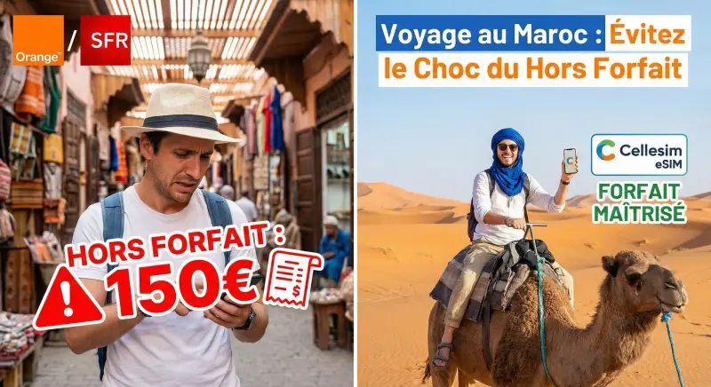 Voyage au Maroc : Évitez le Choc du Hors Forfait (Orange/SFR)