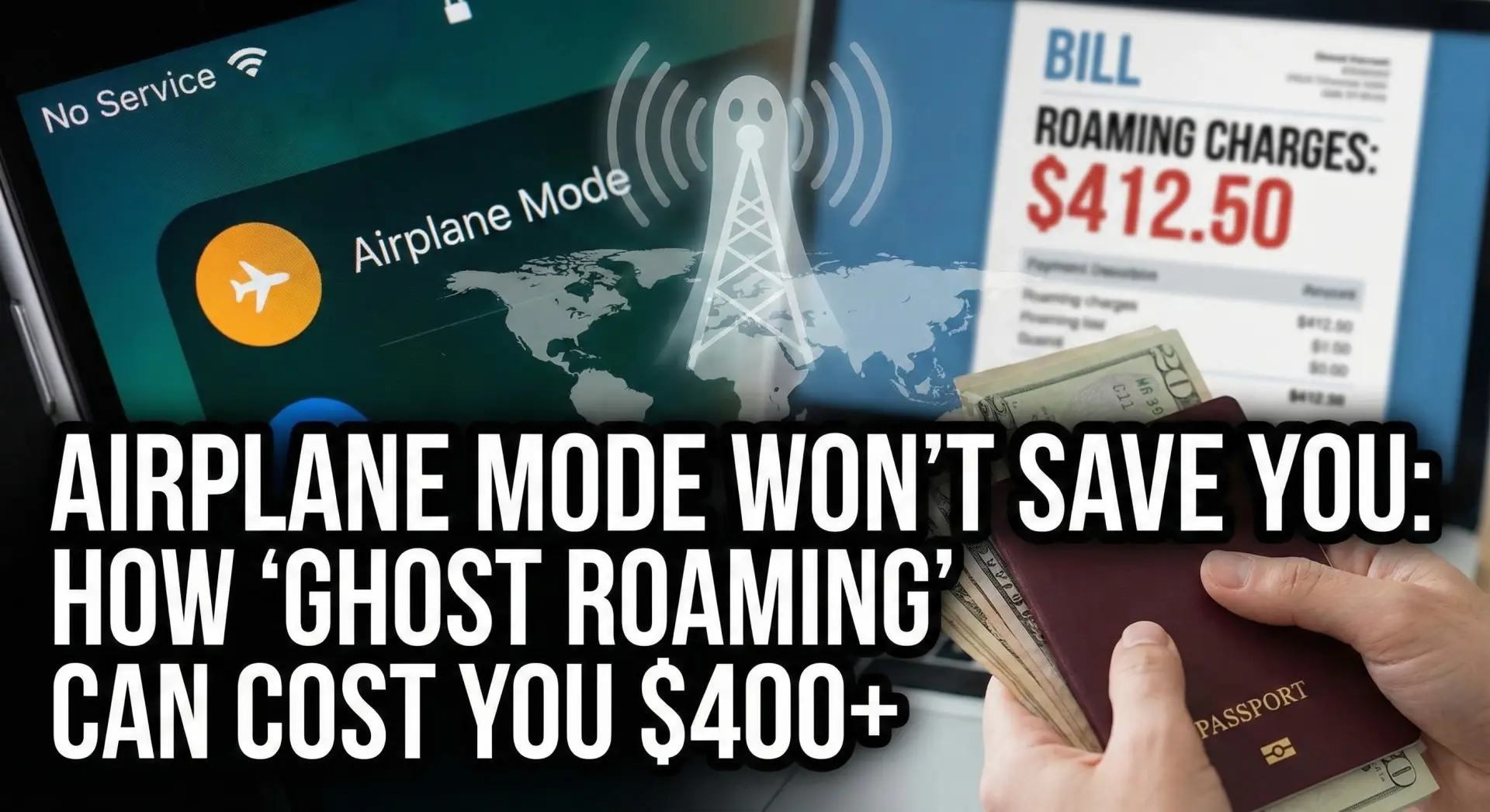 Airplane Mode Won’t Save You: The $400 "Ghost Roaming" Trap