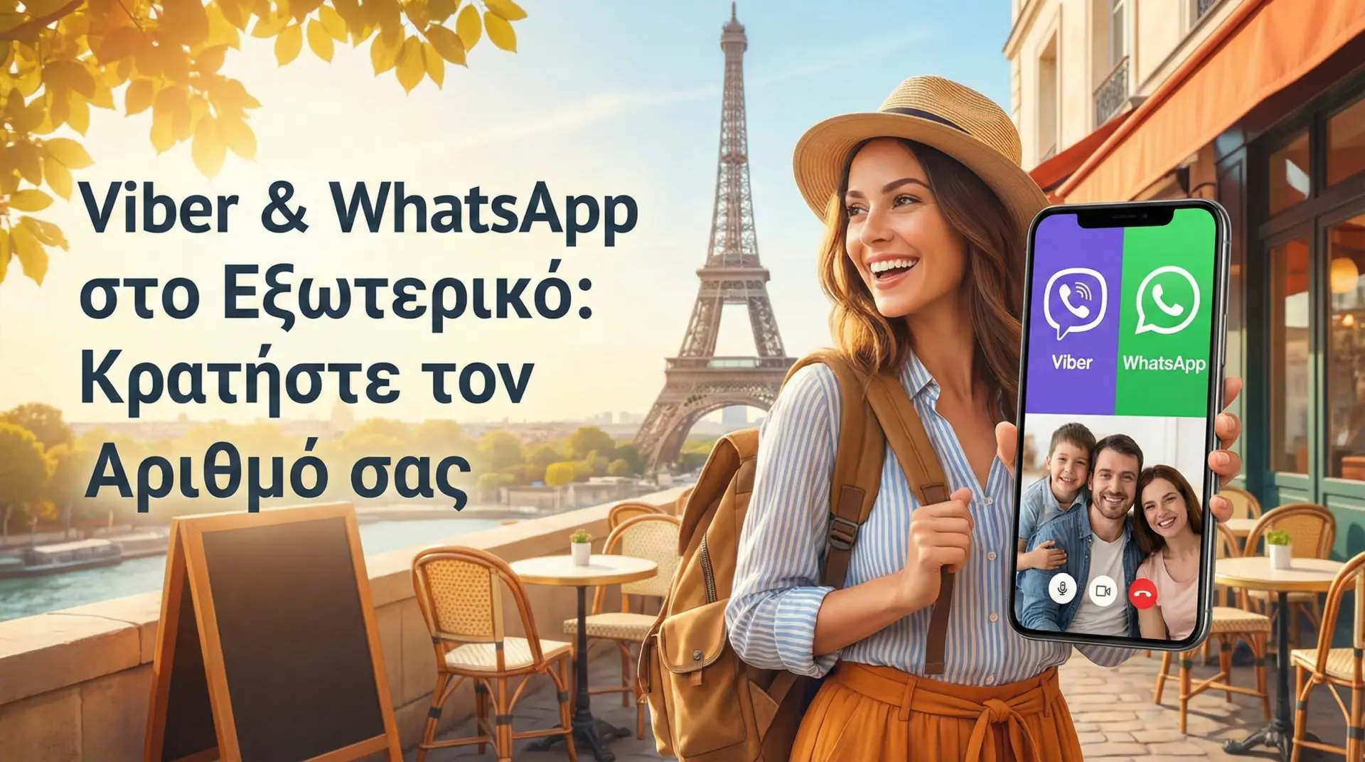 Viber & WhatsApp στο Εξωτερικό: Κρατήστε τον Αριθμό σας
