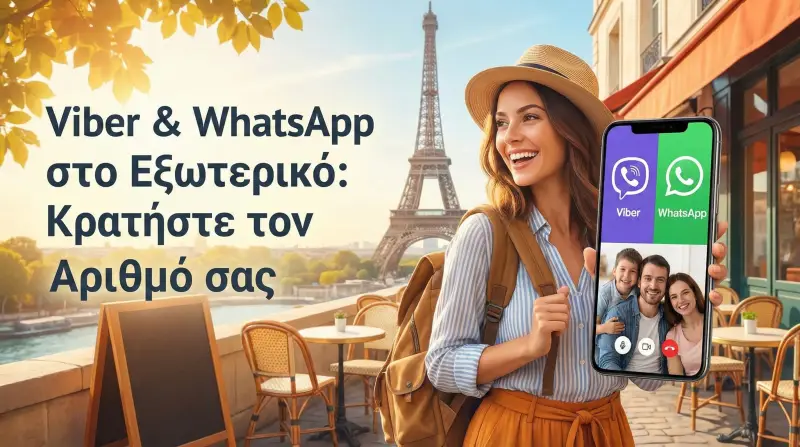 Viber & WhatsApp στο Εξωτερικό: Κρατήστε τον Αριθμό σας