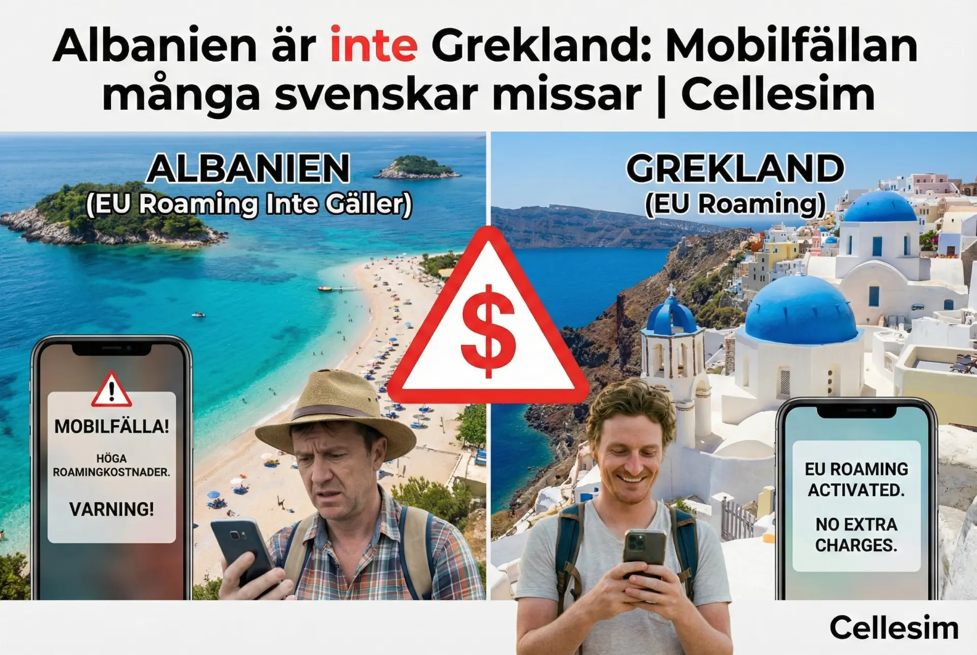Albanien är inte Grekland: Mobilfällan många svenskar missar | Cellesim