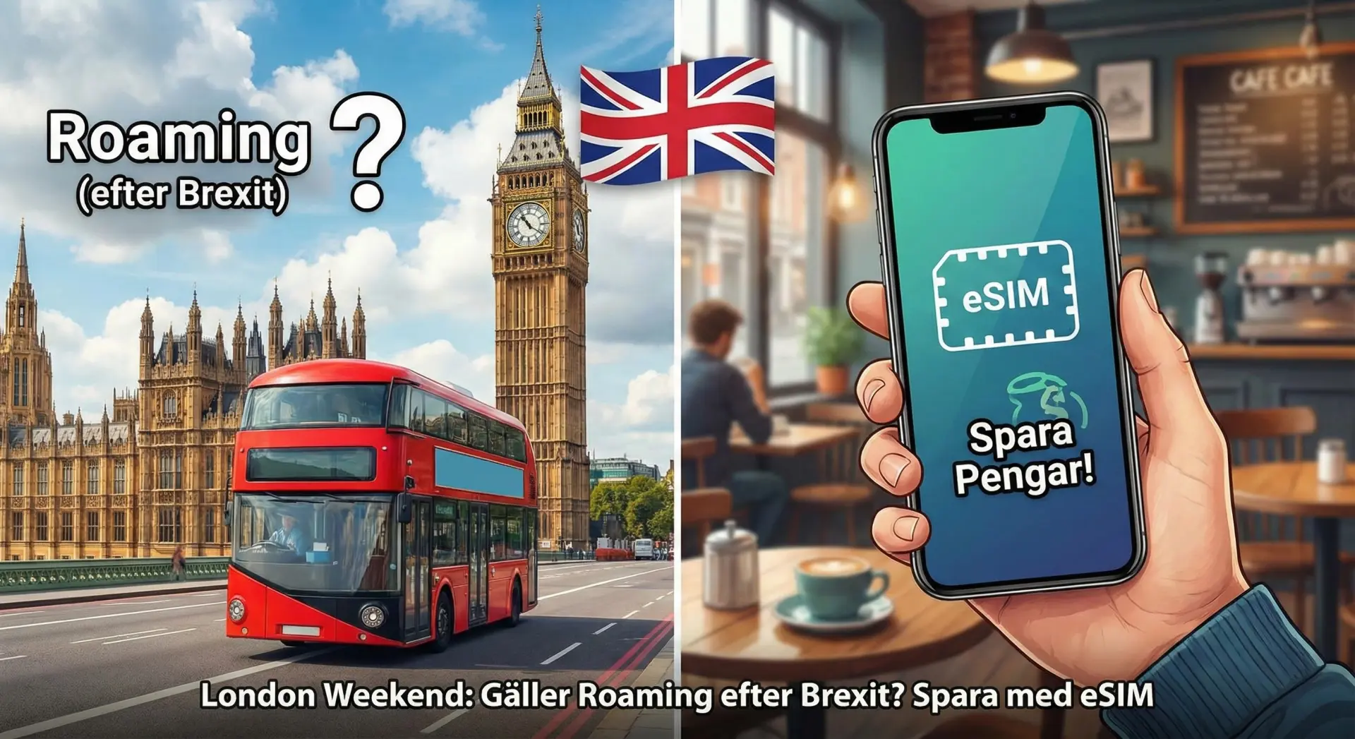 London Weekend: Gäller Roaming efter Brexit? Spara med eSIM
