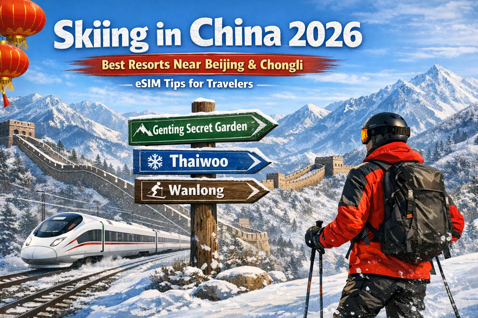 Skiing in China 2026: Best Resorts Near Beijing & Chongli with Smart eSIM Tips