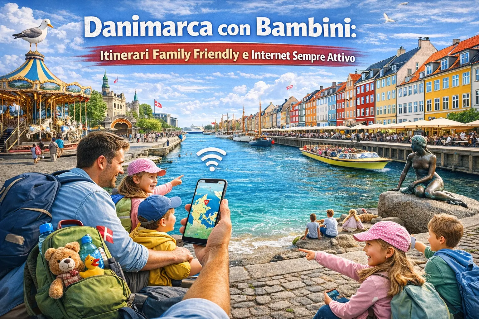Danimarca con bambini: itinerari family friendly e internet sempre attivo