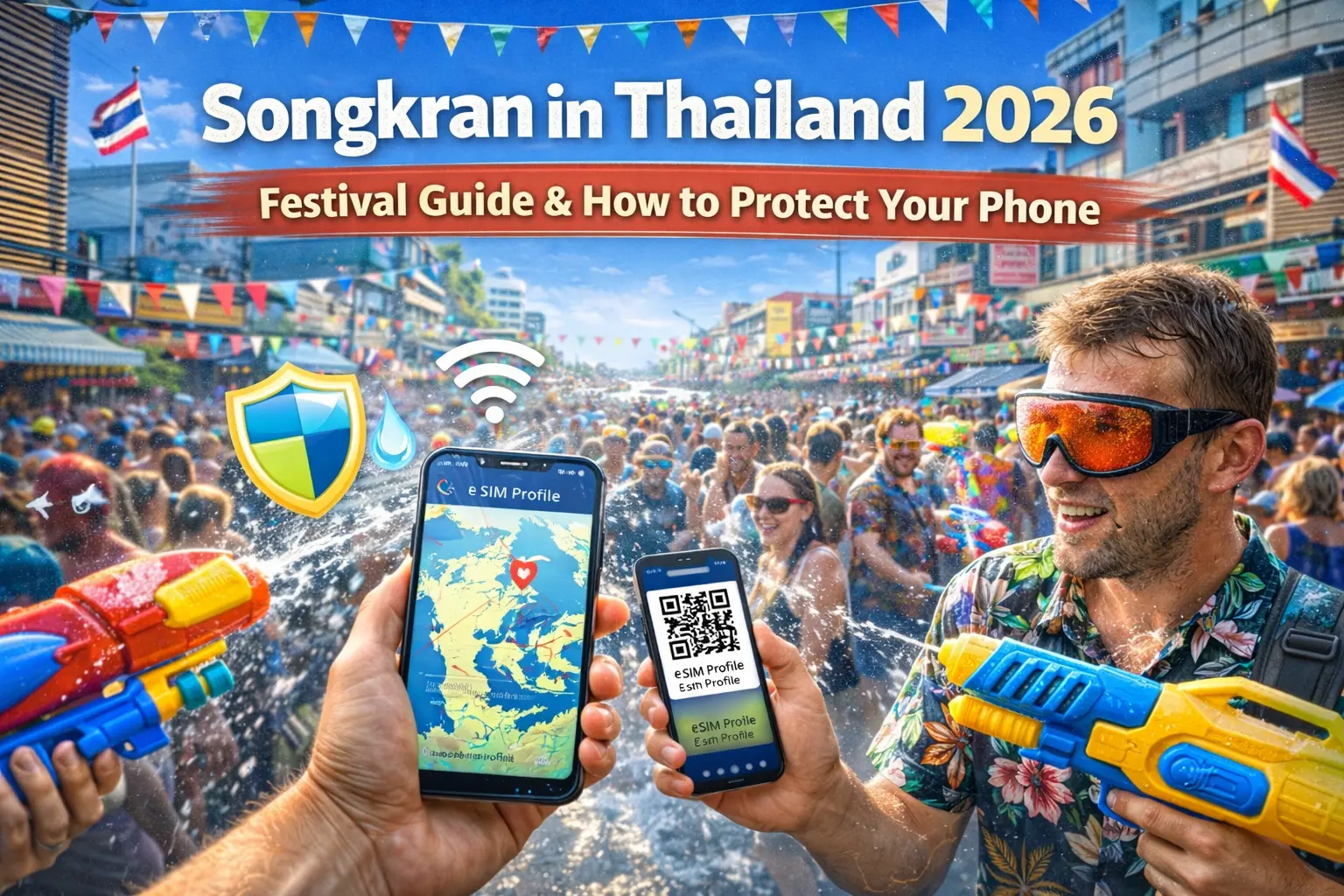 Songkran in Thailand 2026: Festival Guide & How to Protect Your Phone