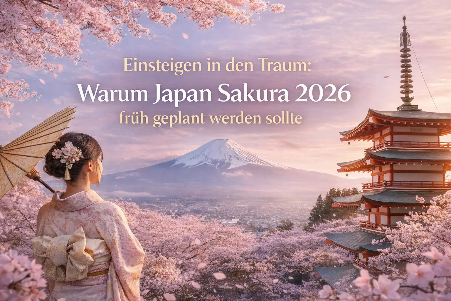Japan Sakura Saison 2026: Dein kompletter Guide zu Kirschblüte, Reiseroute & Internet