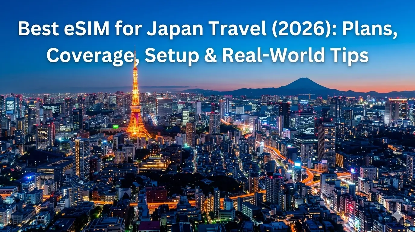 Best eSIM for Japan Travel (2026): Plans, Coverage, Setup & Real‑World Tips